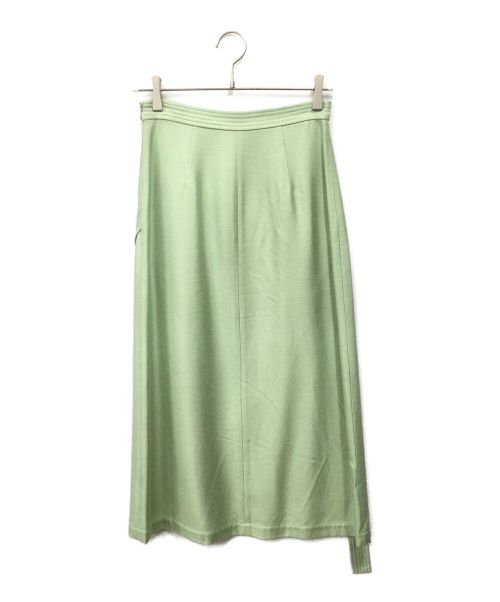 SALLY LAPOINTE（サリー・ラポイント）Sally Lapointe (サリー・ラポイント) ロングスカート グリーン FW19-602 グリーン サイズ:２ 未使用品の古着・服飾アイテム