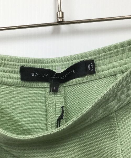 SALLY LAPOINTE（サリー・ラポイント）Sally Lapointe (サリー・ラポイント) ロングスカート グリーン FW19-602 グリーン サイズ:２ 未使用品の古着・服飾アイテム