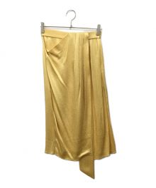 SALLY LAPOINTE（サリー・ラポイント）の古着「ロングスカート　イエロー PF19-601」｜イエロー