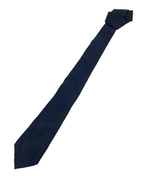 LOUIS VUITTON（ルイ ヴィトン）LOUIS VUITTON (ルイ ヴィトン) ロゴドットネクタイ ネイビー サイズ:-の古着・服飾アイテム