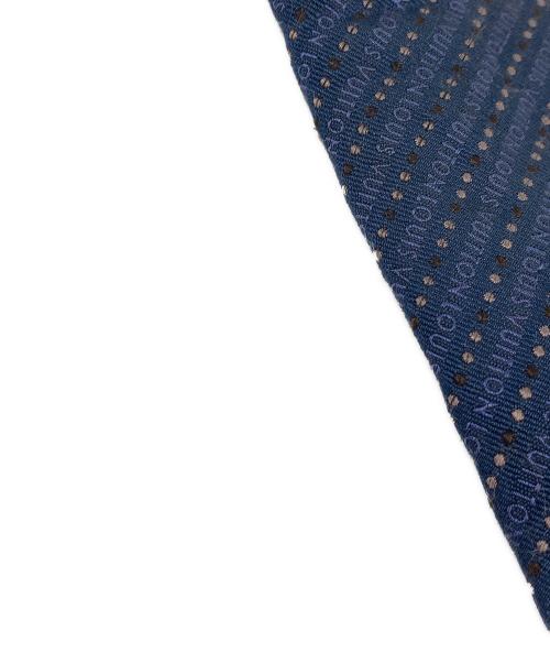 LOUIS VUITTON（ルイ ヴィトン）LOUIS VUITTON (ルイ ヴィトン) ロゴドットネクタイ ネイビー サイズ:-の古着・服飾アイテム