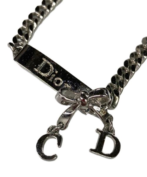 Christian Dior（クリスチャン ディオール）Christian Dior (クリスチャン ディオール) ロゴプレートチョーカーの古着・服飾アイテム