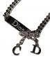 Christian Dior (クリスチャン ディオール) ロゴプレートチョーカー：10000円