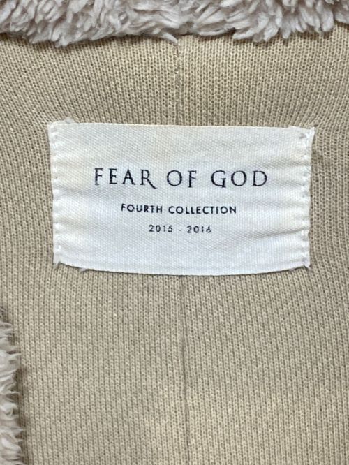 Fear Of God（フィア・オブ・ゴッド）Fear Of God (フィア・オブ・ゴッド) Sherpa Hoodie Jacket アイボリー サイズ:Mの古着・服飾アイテム