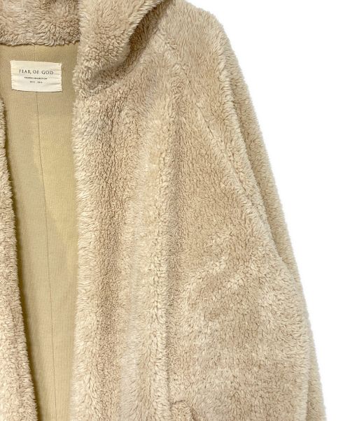 Fear Of God（フィア・オブ・ゴッド）Fear Of God (フィア・オブ・ゴッド) Sherpa Hoodie Jacket アイボリー サイズ:Mの古着・服飾アイテム