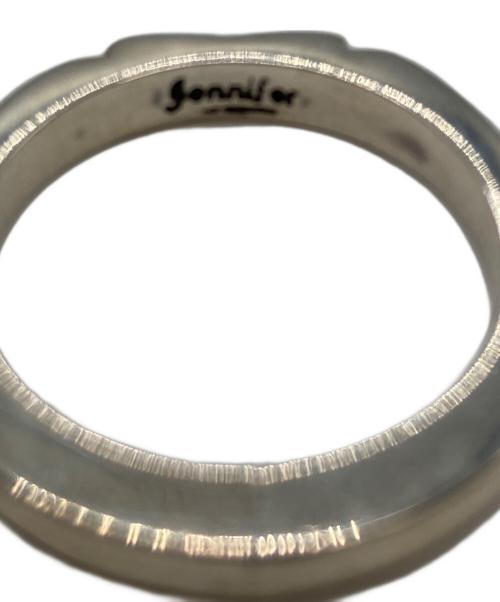 Jennifer Curtis（ジェニファー・カーティス）Jennifer Curtis (ジェニファー・カーティス) スタンプ2連リング サイズ:17号の古着・服飾アイテム