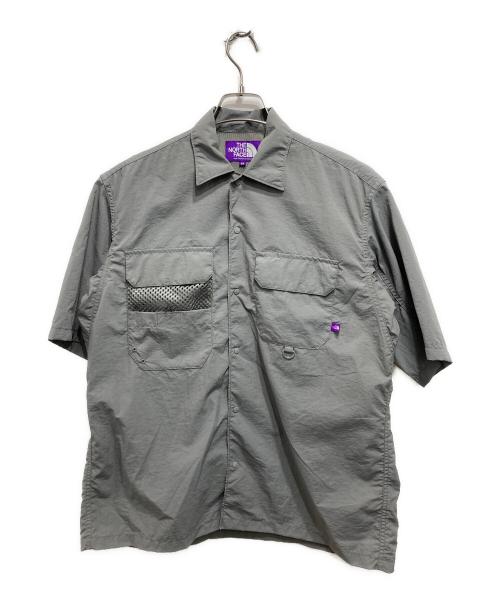 THE NORTHFACE PURPLELABEL（ザ・ノースフェイス パープルレーベル）THE NORTHFACE PURPLELABEL (ザ・ノースフェイス パープルレーベル) Field H/S Shirt グレー サイズ:XSの古着・服飾アイテム