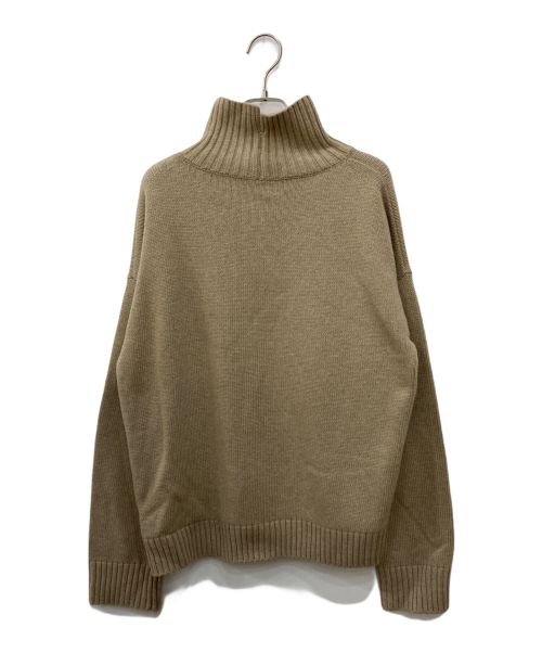 Spick and Span（スピック＆スパン）Spick and Span (スピックアンドスパン) バックスリット タートルネックプルオーバー ベージュ サイズ:Freeの古着・服飾アイテム