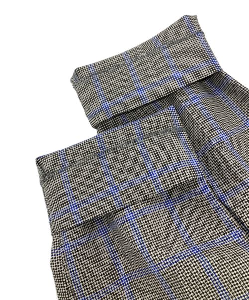 3.1 phillip lim（スリーワンフィリップリム）3.1 phillip lim (スリーワンフィリップリム) チェックタックパンツ グレー サイズ:28の古着・服飾アイテム