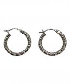 UNOAERREウノアエレ）の古着「ダイヤモンドカットフープピアス（小）」