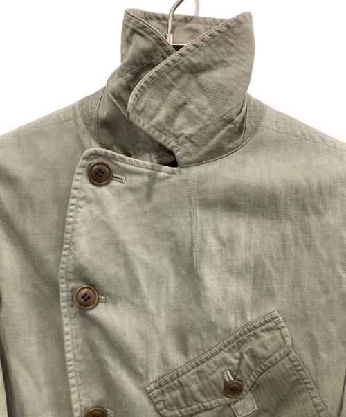 COMME des GARCONS JUNYA WATANABE MAN（コム デ ギャルソン ジュンヤ ワタナベ マン）COMME des GARCONS JUNYA WATANABE MAN (コムデギャルソンジュンヤワタナベマン) 後染めモーターサイクルコート/WL-C025/AD2013 カーキ サイズ:XSの古着・服飾アイテム