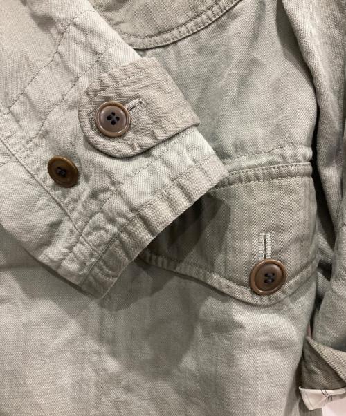 COMME des GARCONS JUNYA WATANABE MAN（コム デ ギャルソン ジュンヤ ワタナベ マン）COMME des GARCONS JUNYA WATANABE MAN (コムデギャルソンジュンヤワタナベマン) 後染めモーターサイクルコート/WL-C025/AD2013 カーキ サイズ:XSの古着・服飾アイテム