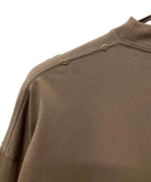 BALENCIAGA（バレンシアガ）BALENCIAGA (バレンシアガ) オーバーサイズド クラッシュロングTシャツ ブラウン サイズ:2の古着・服飾アイテム
