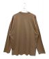 BALENCIAGA (バレンシアガ) オーバーサイズド クラッシュロングTシャツ ブラウン サイズ:2：40000円