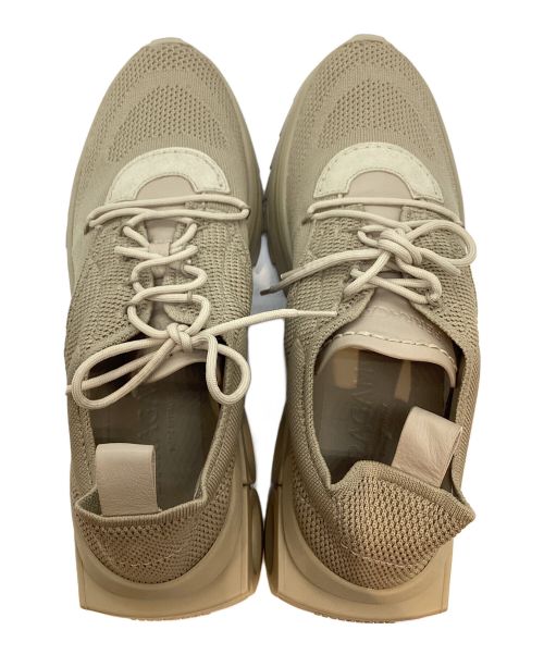 Ferragamo（フェラガモ）Ferragamo (フェラガモ) レースアップスニーカー ベージュ サイズ:27cmの古着・服飾アイテム