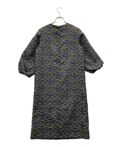 MACKINTOSH PHILOSOPHY（マッキントッシュ フィロソフィー）MACKINTOSH PHILOSOPHY (マッキントッシュ フィロソフィー) Snowblue Gardenサックドレス ネイビー サイズ:34の古着・服飾アイテム