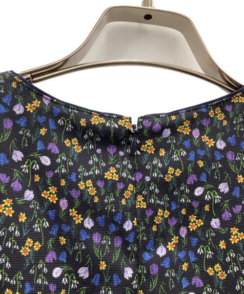 MACKINTOSH PHILOSOPHY（マッキントッシュ フィロソフィー）MACKINTOSH PHILOSOPHY (マッキントッシュ フィロソフィー) Snowblue Gardenサックドレス ネイビー サイズ:34の古着・服飾アイテム