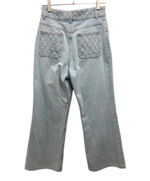 BORDERS at BALCONY（ボーダーズアットバルコニー）BORDERS at BALCONY (ボーダーズアットバルコニー) FLARE DENIM PANTS／フレアデニムパンツ サイズ:38の古着・服飾アイテム