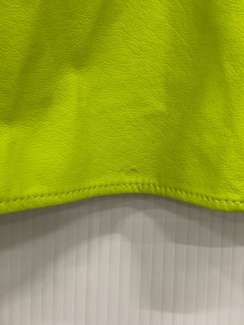 MAISON SPECIAL（メゾンスペシャル）MAISON SPECIAL (メゾンスペシャル) Vegan Leather Volume Skirt ライム サイズ:FREEの古着・服飾アイテム