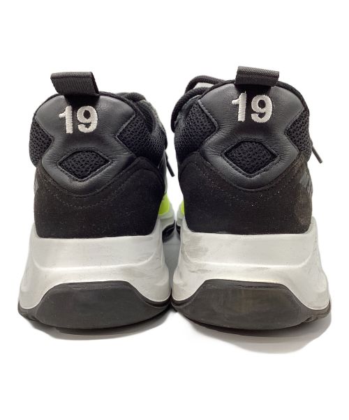 MSGM（エムエスジーエム）MSGM (エムエスジーエム) スニーカー ブラック×ホワイト サイズ:42の古着・服飾アイテム