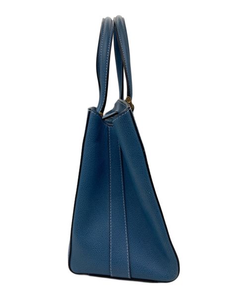 Valextra（ヴァレクストラ）Valextra (ヴァレクストラ) スモール トリエンナーレ ブルーの古着・服飾アイテム