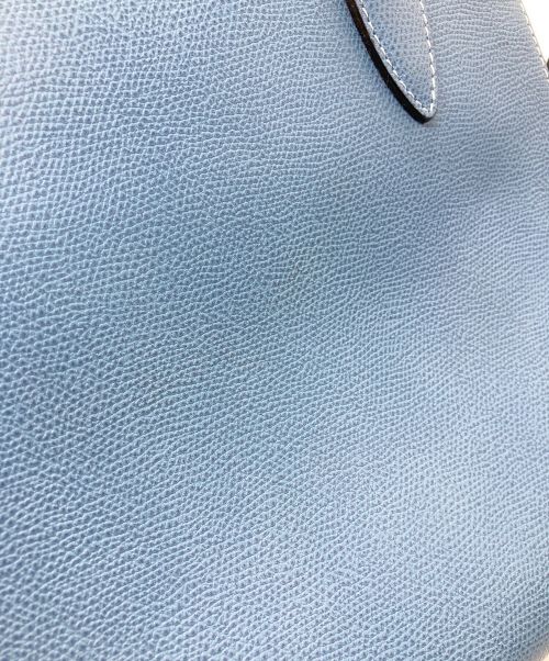 Valextra（ヴァレクストラ）Valextra (ヴァレクストラ) スモール トリエンナーレ ブルーの古着・服飾アイテム