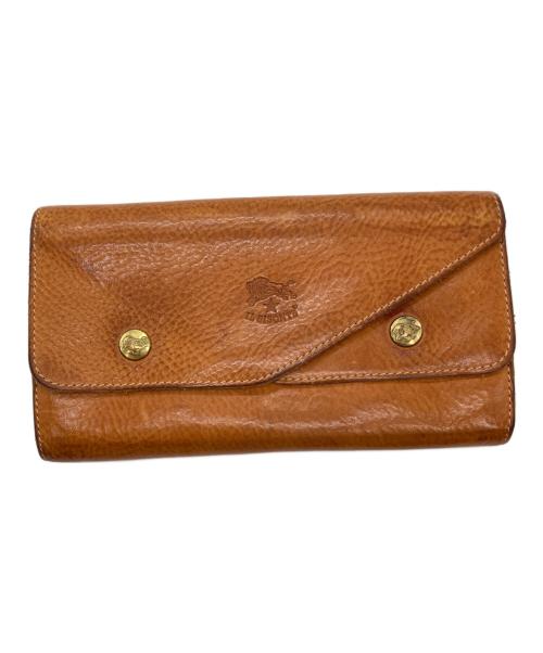 IL BISONTE（イル ビゾンテ）IL BISONTE (イル ビゾンテ) ロングウォレット　5442404140 ブラウンの古着・服飾アイテム