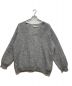 amachi. (アマチ) AY12-29 Loose Neck Paesina Knit Blue Grey サイズ:5：9000円