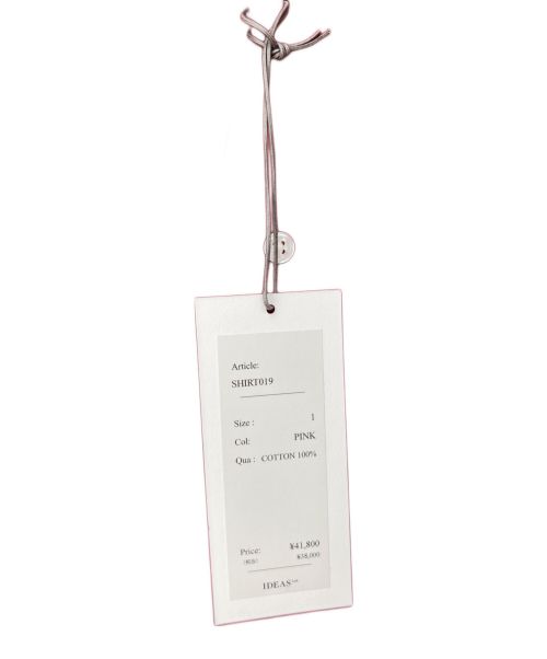 HEUGN（ユーゲン）HEUGN (ユーゲン) SHIRT019 Alan Pink サイズ:1の古着・服飾アイテム