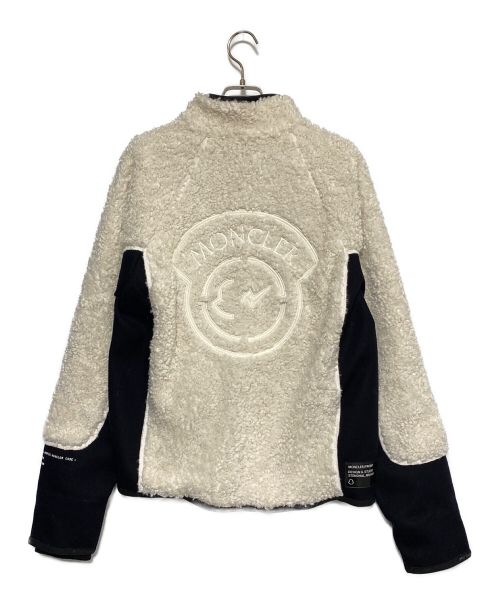 MONCLER GENIUS（モンクレール ジーニアス）MONCLER GENIUS (モンクレール ジーニアス) MAGLIA CARDIGAN WHITE サイズ:1 未使用品の古着・服飾アイテム