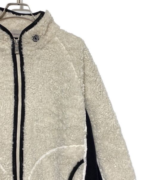 MONCLER GENIUS（モンクレール ジーニアス）MONCLER GENIUS (モンクレール ジーニアス) MAGLIA CARDIGAN WHITE サイズ:1 未使用品の古着・服飾アイテム