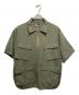 REDDISH BROWN（レディッシュ ブラウン）の古着「HALF ZIP FATIGUE SS SHIRT」｜KHAKI