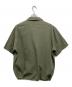 REDDISH BROWN (レディッシュ ブラウン) HALF ZIP FATIGUE SS SHIRT KHAKI サイズ:40 未使用品：9000円