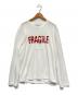 SUNSEA（サンシー）の古着「FRAGILE POCKET-Long T」｜White(Red)