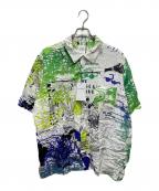 uniform experimentユニフォームエクスペリメント）の古着「ASGER JORN:FIN DE COPENHAGUE S/SOPENCOLLAR BIG SHIRT」｜WHITE