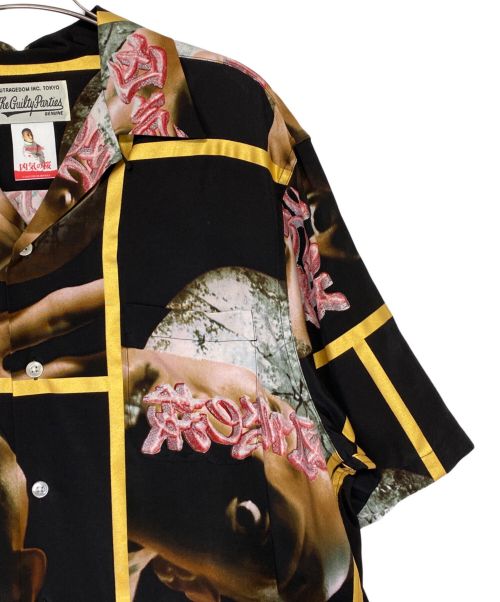 WACKO MARIA（ワコマリア）WACKO MARIA (ワコマリア) 凶気の桜 / HAWAIIAN SHIRT S/S ( TYPE-2 ) BLACK サイズ:Mの古着・服飾アイテム