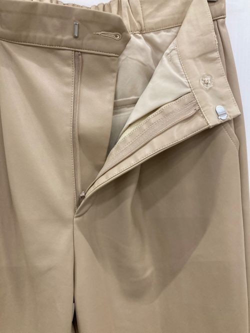 Sea Room lynn（シールームリン）Sea Room lynn (シールームリン) Soft Stretch ECOレザーパンツ ベージュ サイズ:Sの古着・服飾アイテム