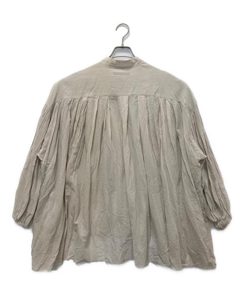 FRAMeWORK（フレームワーク）FRAMeWORK (フレームワーク) コットンシフォンタックブラウス ベージュ サイズ:表記なしの古着・服飾アイテム