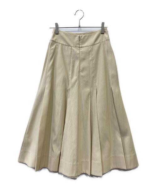 3.1 phillip lim（スリーワンフィリップリム）3.1 phillip lim (スリーワンフィリップリム) Pleated A-line Midi Skirt ベージュ サイズ:00の古着・服飾アイテム