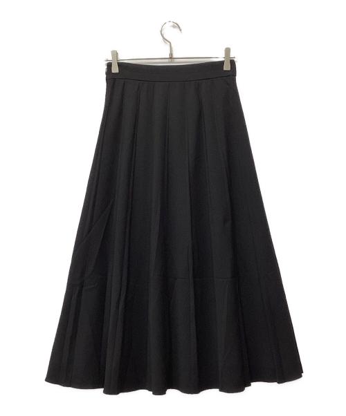 Demi-Luxe Beams（デミルクス ビームス）Demi-Luxe Beams (デミルクス ビームス) 変形プリーツ スカート ブラック サイズ:36の古着・服飾アイテム