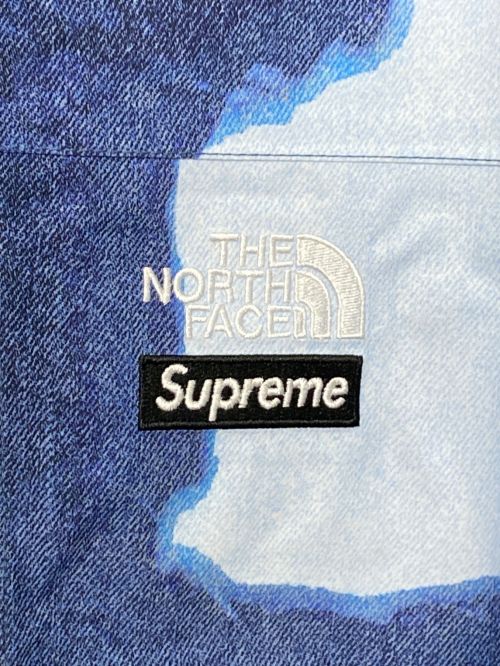 SUPREME（シュプリーム）SUPREME (シュプリーム) THE NORTH FACE (ザ ノース フェイス) Bleached Denim Mountain Pant インディゴ サイズ:XL 未使用品の古着・服飾アイテム