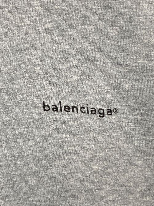 BALENCIAGA（バレンシアガ）BALENCIAGA (バレンシアガ) コピーライトスウェットシャツ グレー サイズ:XLの古着・服飾アイテム