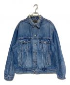BALENCIAGAバレンシアガ）の古着「バックロゴデニムジャケット」｜インディゴ
