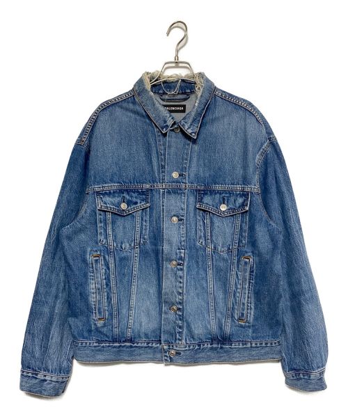 BALENCIAGA（バレンシアガ）BALENCIAGA (バレンシアガ) バックロゴデニムジャケット インディゴ サイズ:44の古着・服飾アイテム