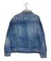 BALENCIAGA (バレンシアガ) バックロゴデニムジャケット インディゴ サイズ:44：69000円