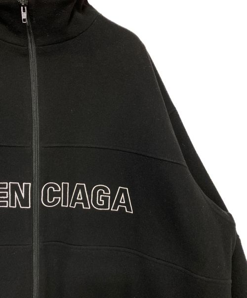BALENCIAGA（バレンシアガ）BALENCIAGA (バレンシアガ) FLEECE TRACK SUIT JACKET ブラック サイズ:46の古着・服飾アイテム