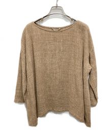 45R（フォーティファイブ・アール）の古着「シルクリネンブラウス」｜ブラウン