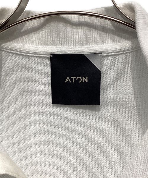 ATON（エイトン）ATON (エイトン) ポロシャツ ホワイト サイズ:Freeの古着・服飾アイテム