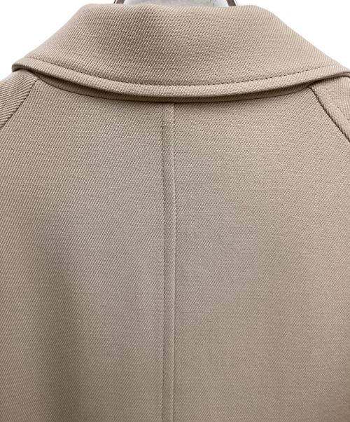 Maison Margiela（メゾンマルジェラ）Maison Margiela (メゾンマルジェラ) 18SS Raglan Sleeve Stencil Collar Coat（ラグランスリーブステンカラーコート） ベージュ サイズ:50の古着・服飾アイテム