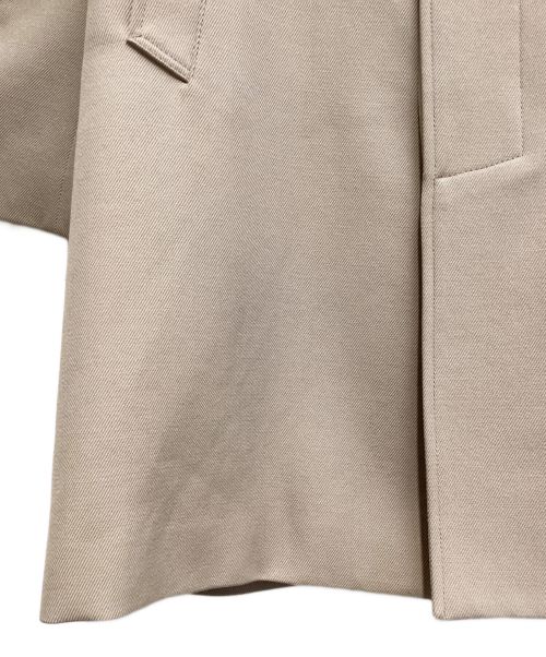 Maison Margiela（メゾンマルジェラ）Maison Margiela (メゾンマルジェラ) 18SS Raglan Sleeve Stencil Collar Coat（ラグランスリーブステンカラーコート） ベージュ サイズ:50の古着・服飾アイテム